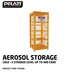Aerosol Storage Cage. 4 Storage Level Up To 400 Cans