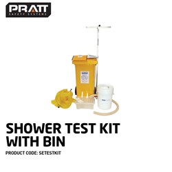Shower Test Kit With Bin