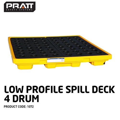 Low Profile Spill Deck 4 Drum
