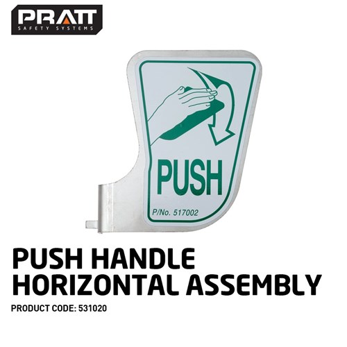 Push Handle Horizontal Assembly
